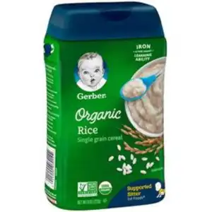 Gerber Organic Rice Cereal 227g