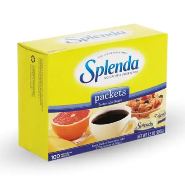 Splenda Sugar Diabetic Sweetener Sachet 100 Packet