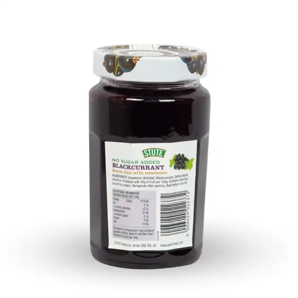 Stute Jam Diabetic Blackcurrant Extra Jam 430g