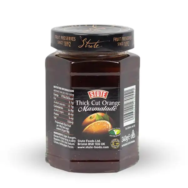 Stute Jam Regular Orange Thick Cut 340g